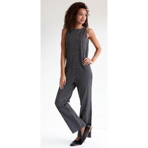 Ace & Jig Minidot Black White Fleet Suit Romper Jumper Jumpsuit Size Medium NWT